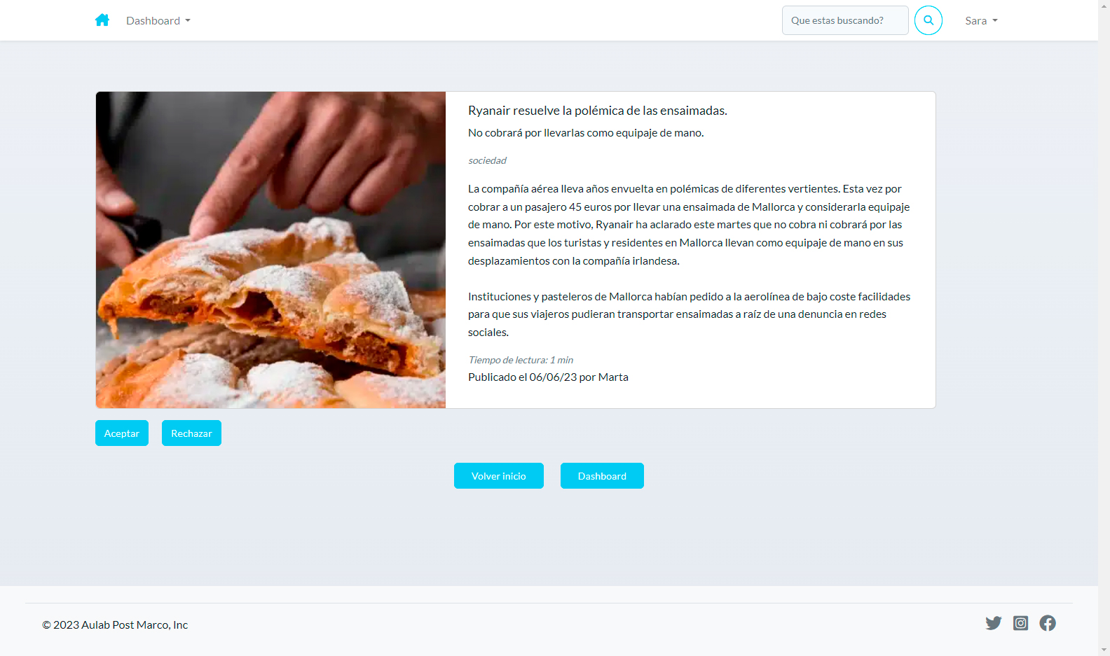 Aulab Post — captura 9