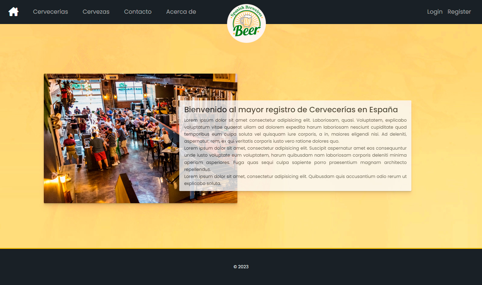 Registro de Cervecerías
