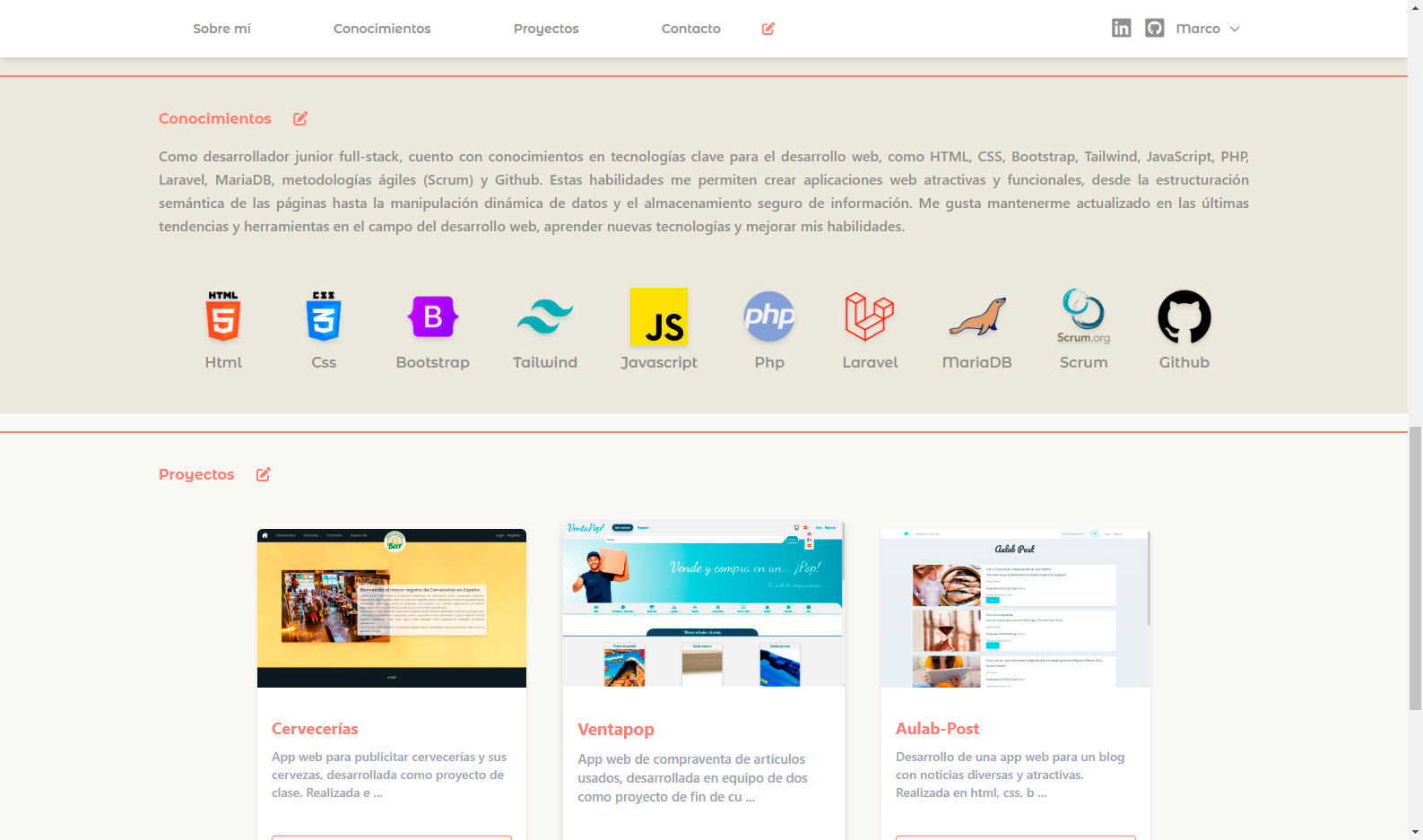 Portfolio Personal v1 — captura 11