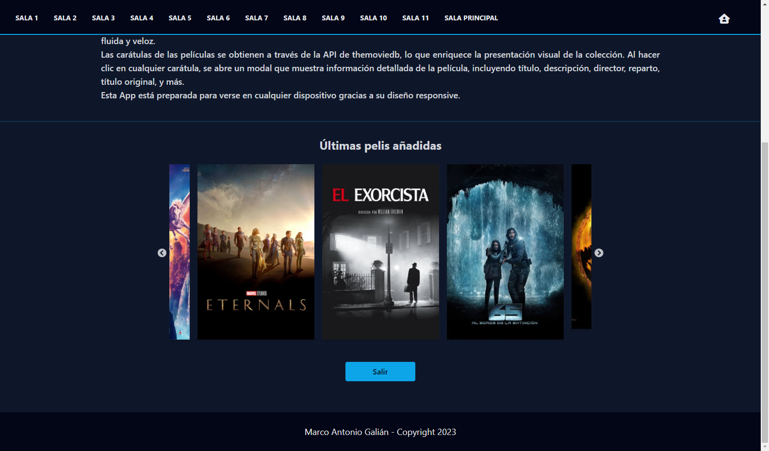 Filmoteca — captura 8