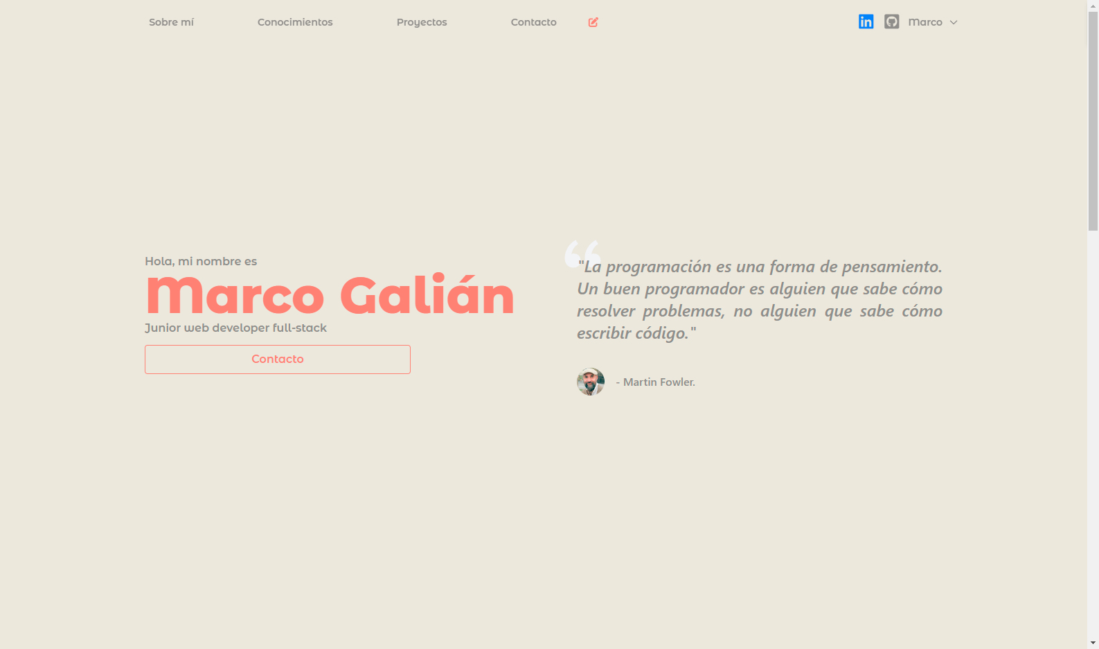 Portfolio Personal v1