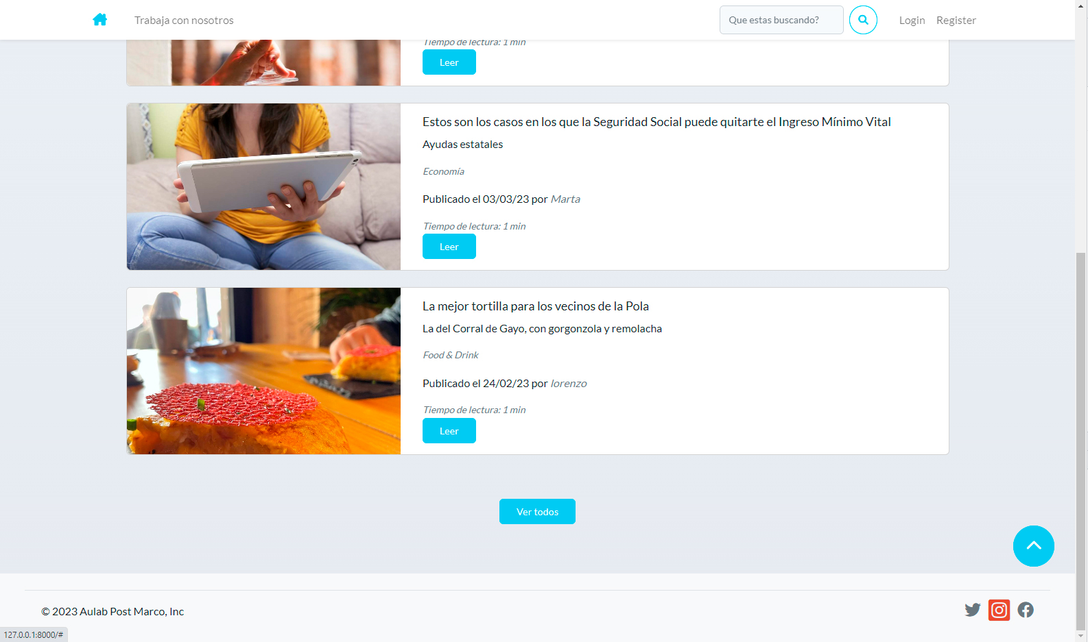 Aulab Post — captura 11