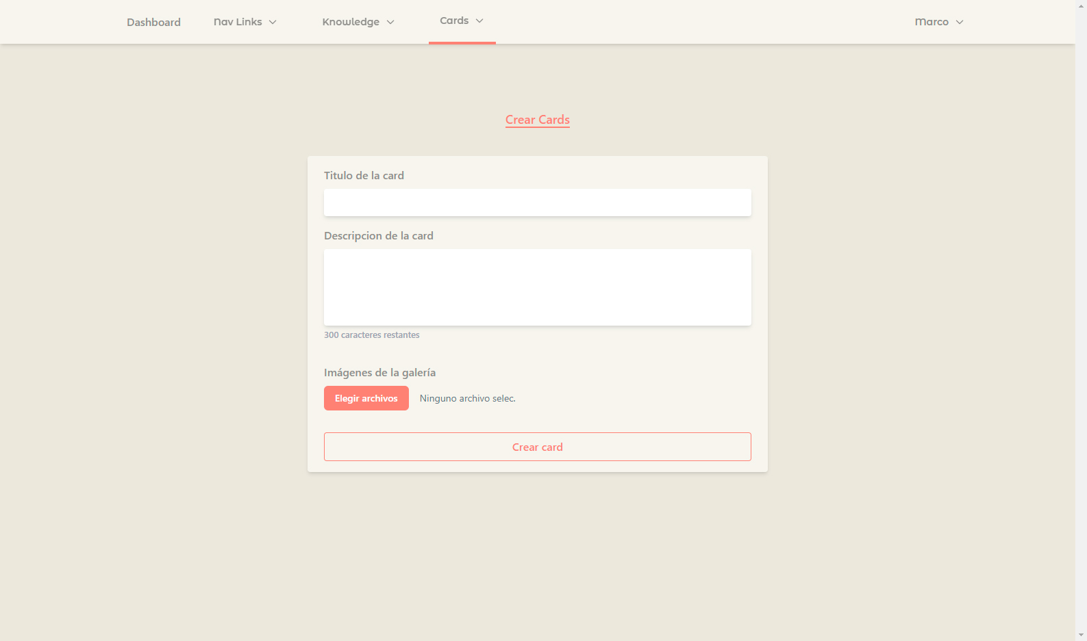 Portfolio Personal v1 — captura 1