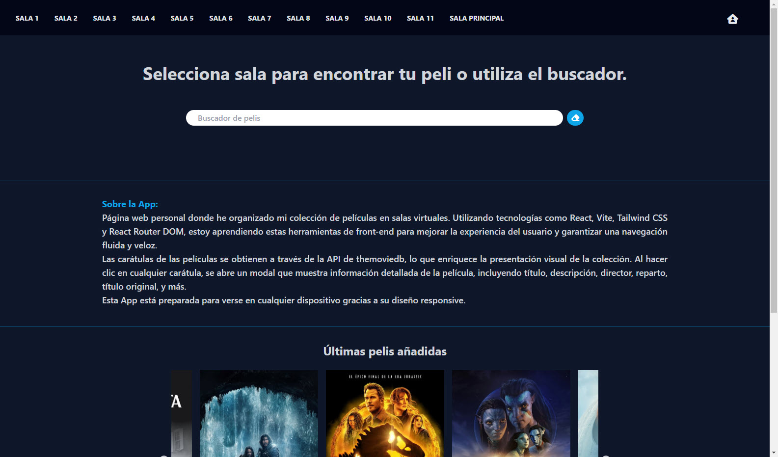 Filmoteca — captura 3